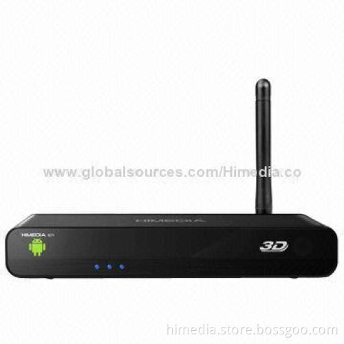 Android-based TV Set-top Box with 3D-ISO, XBMC, AirPlay, DLNA and Miracast, Supports Full HD Audio